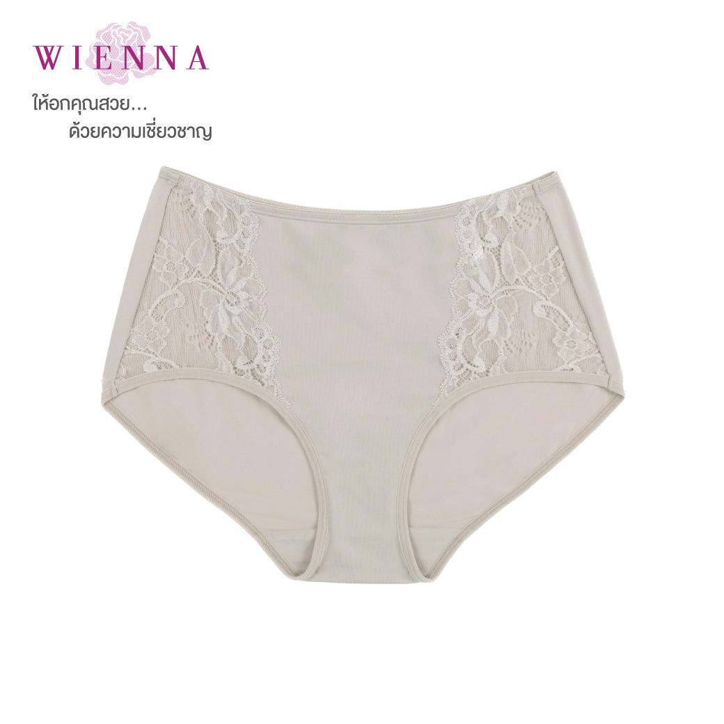 NEW WIENNA กางเกงชั้นใน เข้าคู่บรา แบบกึ่งเต็มตัว L,E,X (DU21413) Wiennashop