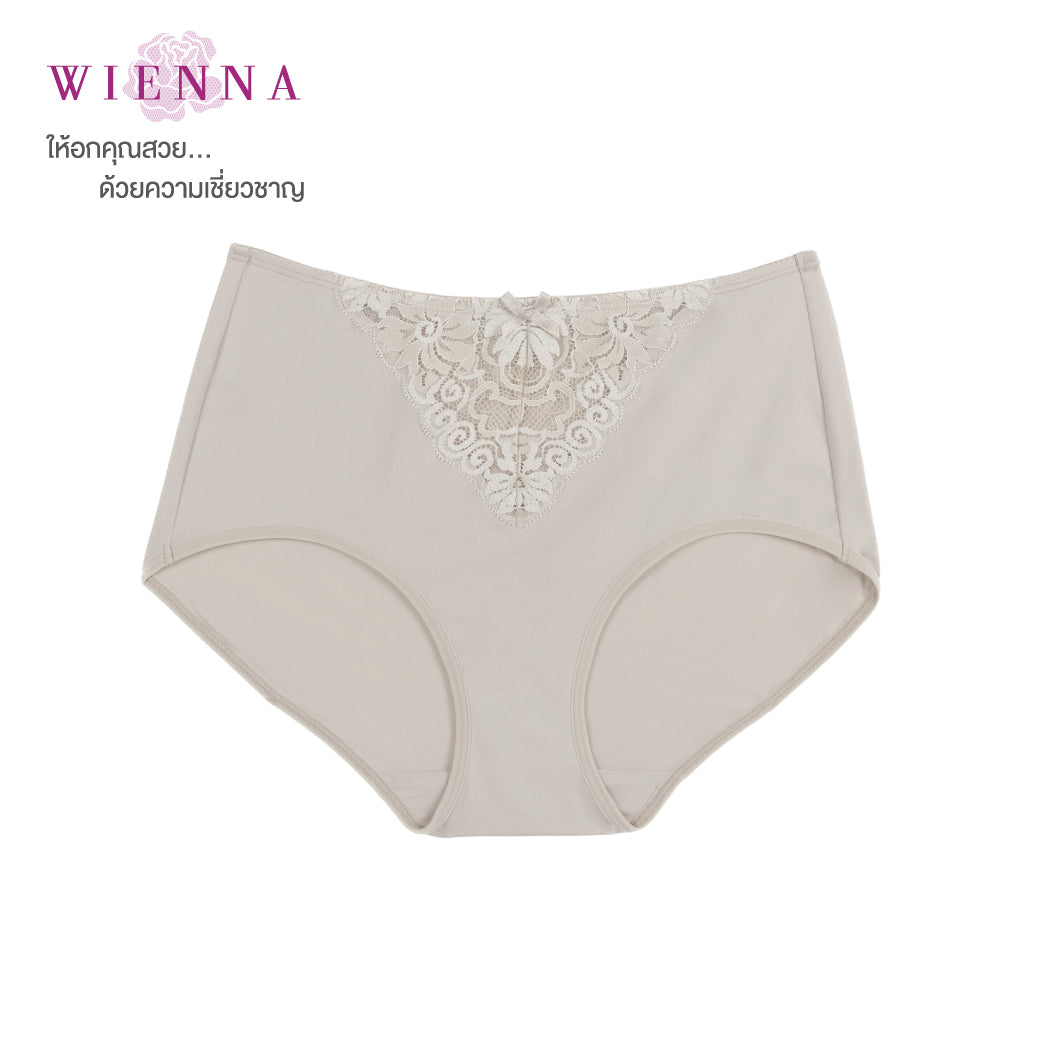 NEW WIENNA กางเกงชั้นใน เข้าคู่บรา แบบกึ่งเต็มตัว L,E,X (DU23558) Wiennashop