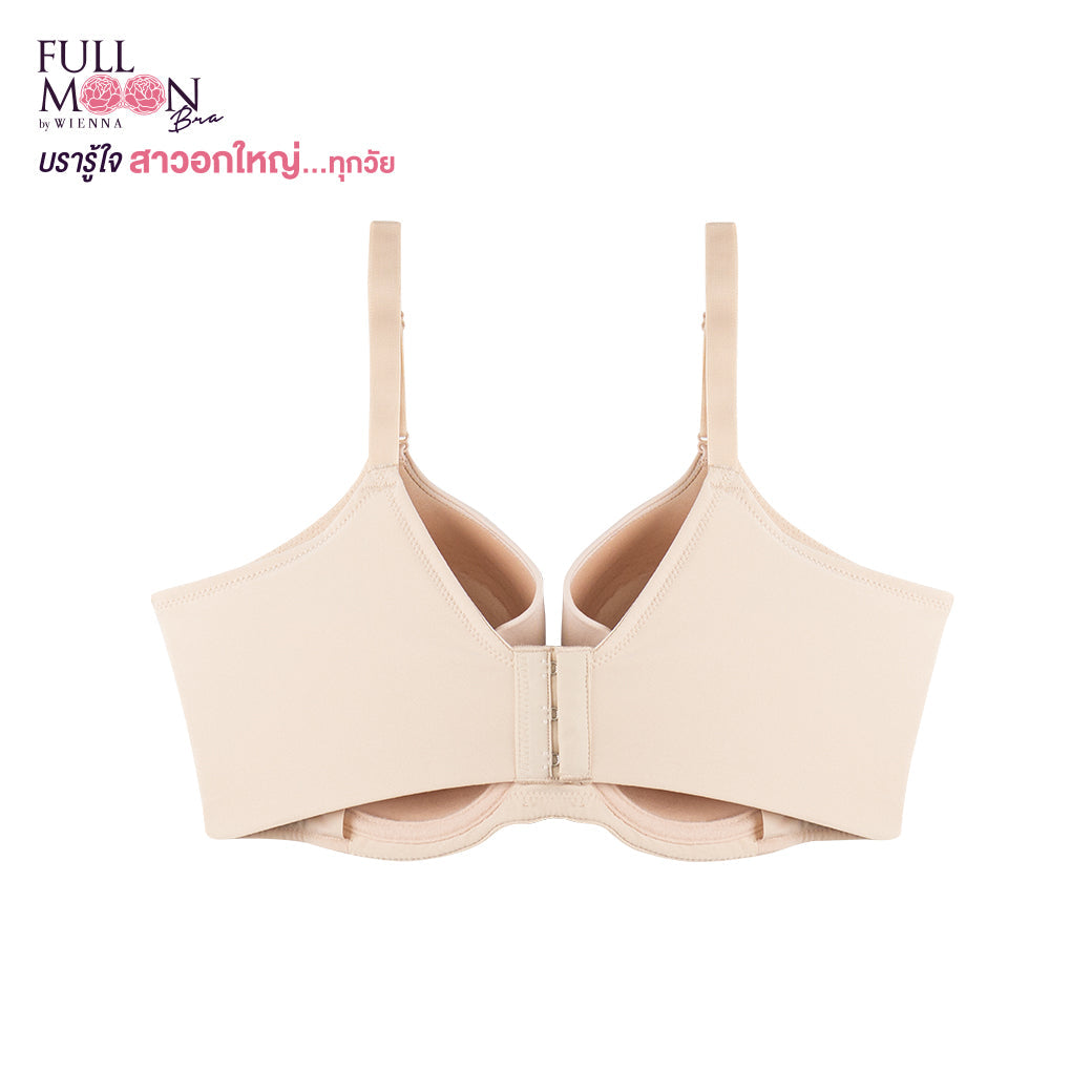.WIENNA Fullmoon (DE85-95,F85-90,G85) เสื้อชั้นใน 4/5 Cup เสริมโครง เต้าโมลบาง (BNB41413) Wiennashop