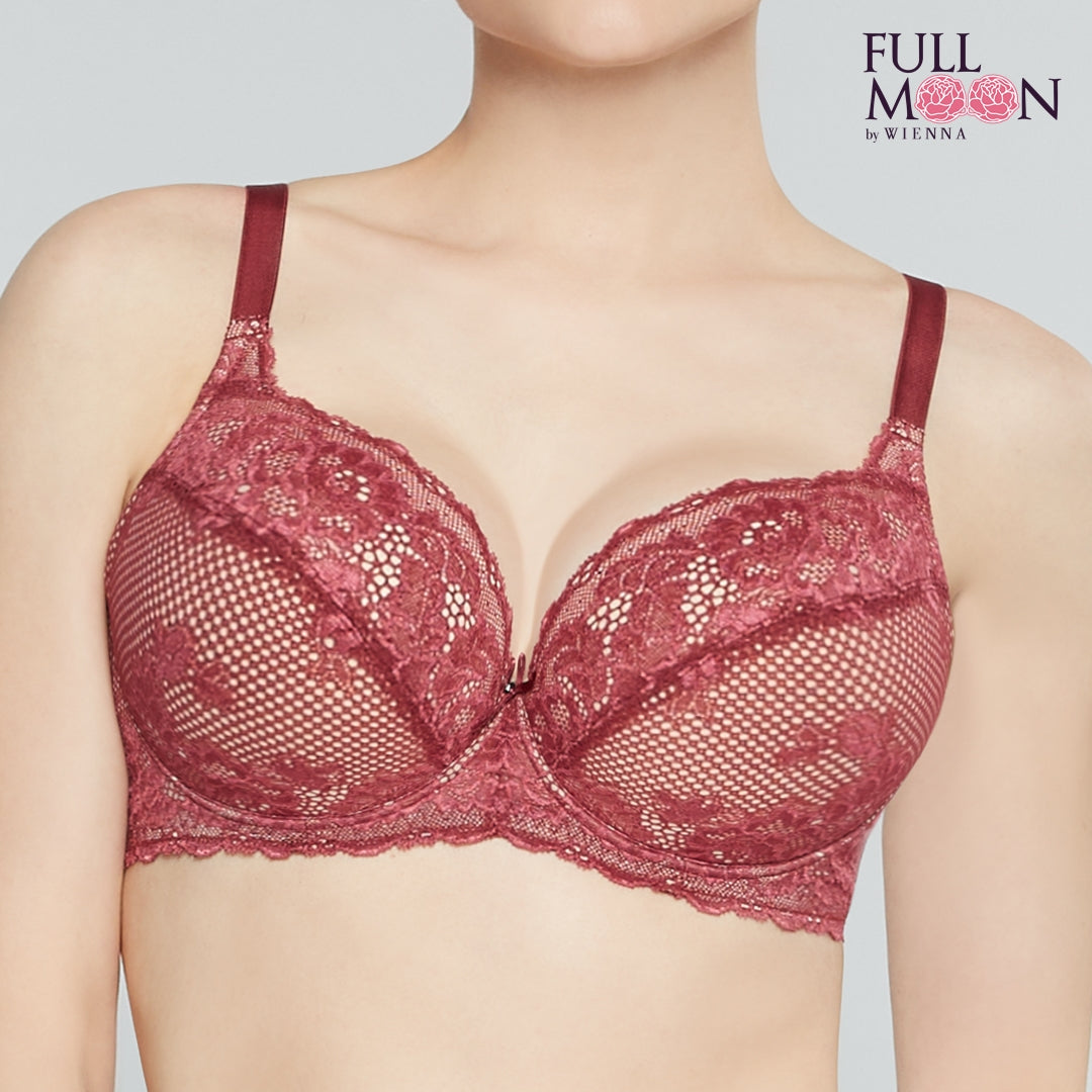 FULL SEXY (BigCup) เสื้อชั้นใน 4/5 Cup เสริมโครง เต้าเสริมบาง (NB41404)  ราคาปกติ 1,390.-