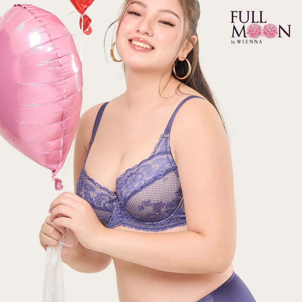 FULL SEXY (BigCup BigSize) เสื้อชั้นใน 4/5 Cup เสริมโครง เต้าเสริมบาง (NB41405) ราคาปกติ 1,490.-