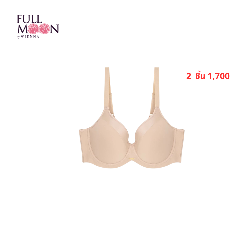 WIENNA Fullmoon (DEFG75-80) เสื้อชั้นใน 4/5 Cup คัพใหญ่ เสริมโครง เต้าโมลบาง (NB41426) Wiennashop