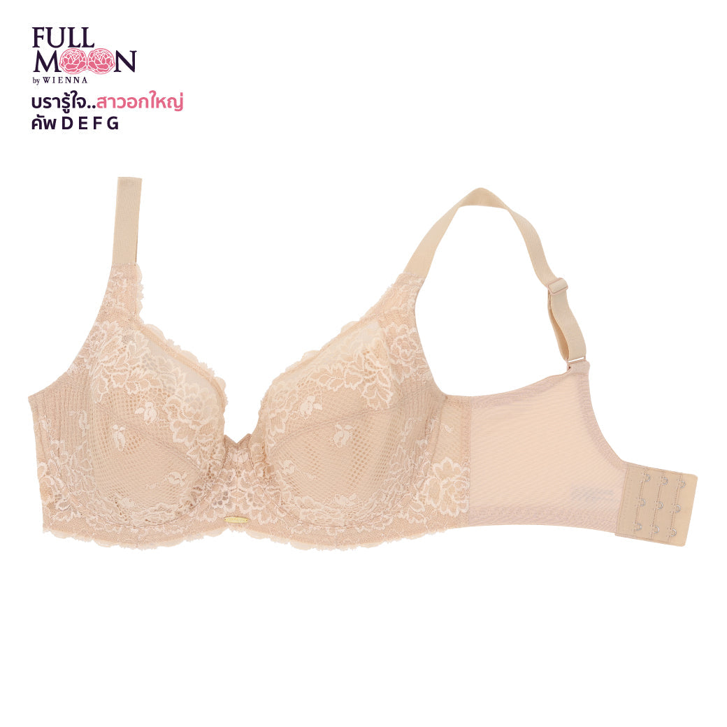 WIENNA Fullmoon (BigCup) เสื้อชั้นใน 4/5 Cup เสริมโครง เต้าซับบาง (NB44401) Wiennashop
