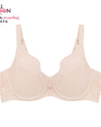 NEW WIENNA Fullmoon (BigCup BigSize) เสื้อชั้นใน 4/5 Cup เสริมโครง เต้าบาง (์ฺNB91417) Wiennashop