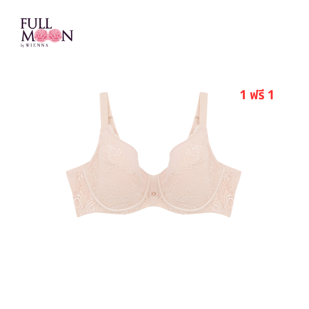 NEW WIENNA Fullmoon (DEFG100) เสื้อชั้นใน 4/5 Cup เสริมโครง เต้าบาง (NB91418) Wiennashop
