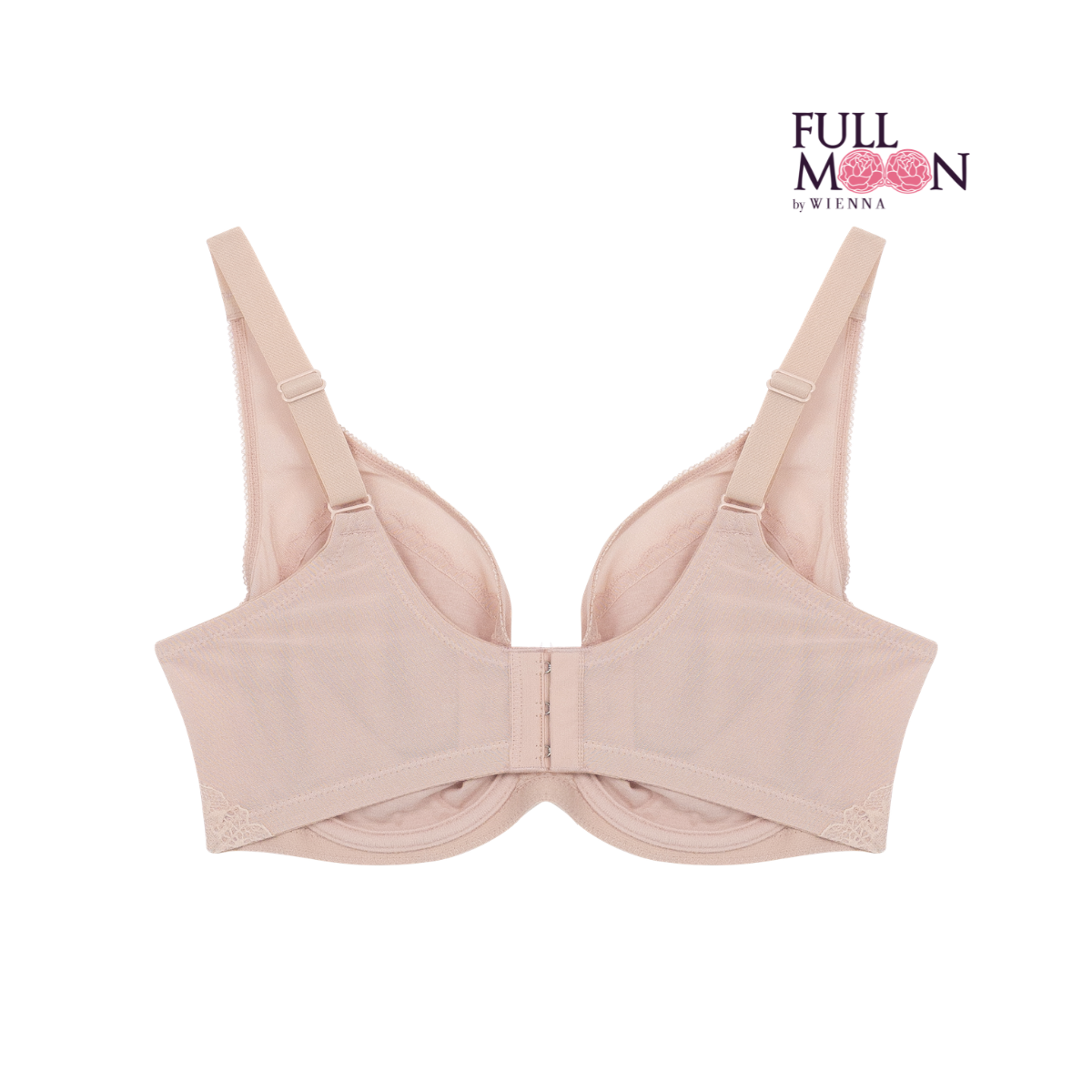 NEW WIENNA Fullmoon (Big cup) เสื้อชั้นใน 4/5 Cup เสริมโครง ซับไนล่อนบาง (NB94104)