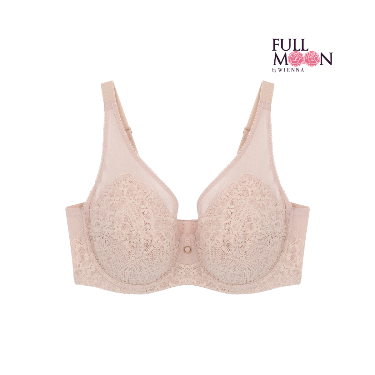 NEW WIENNA Fullmoon (Big cup) เสื้อชั้นใน 4/5 Cup เสริมโครง ซับไนล่อนบาง (NB94104)
