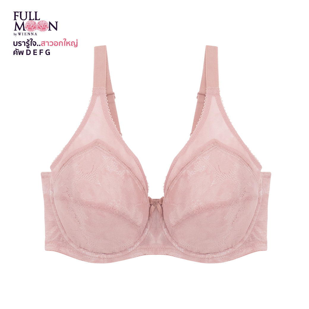 NEW WIENNA Fullmoon (FG75-80) เสื้อชั้นใน 4/5 Cup เสริมโครง ซับไนล่อนบาง (NB94105) Wiennashop