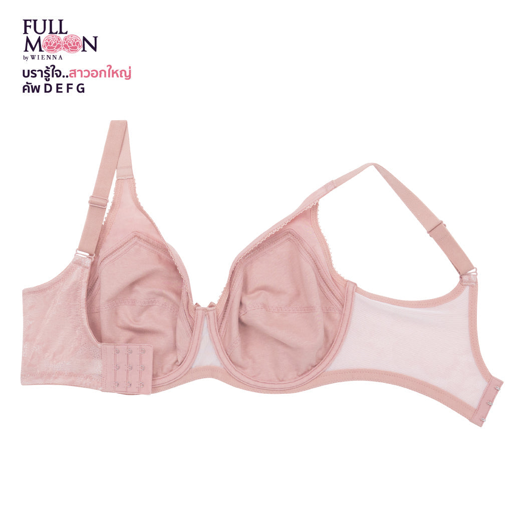 NEW WIENNA Fullmoon (FG75-80) เสื้อชั้นใน 4/5 Cup เสริมโครง ซับไนล่อนบาง (NB94105) Wiennashop
