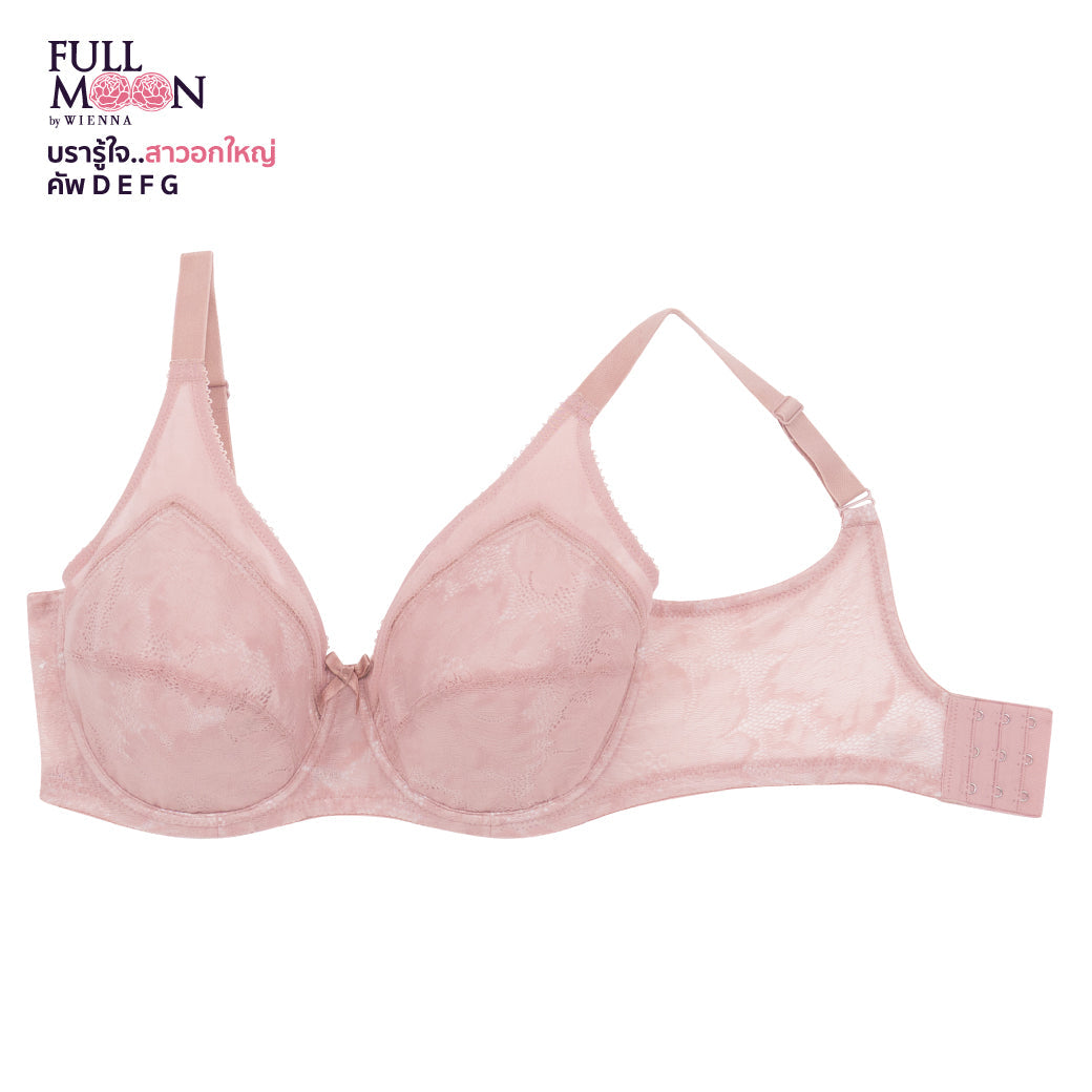 NEW WIENNA Fullmoon (FG75-80) เสื้อชั้นใน 4/5 Cup เสริมโครง ซับไนล่อนบาง (NB94105) Wiennashop