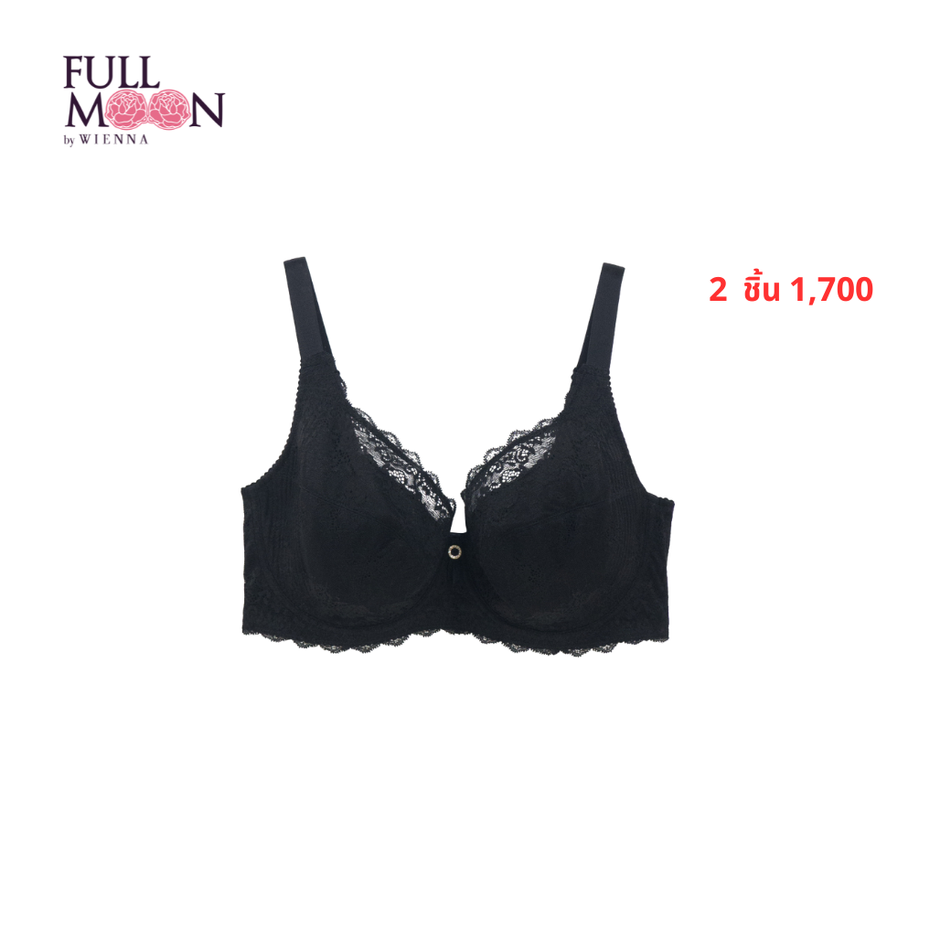 NEW WIENNA Fullmoon (FG cup) เสื้อชั้นใน 4/5 Cup เสริมโครง ซับไนล่อนบาง (NB94402) Wiennashop