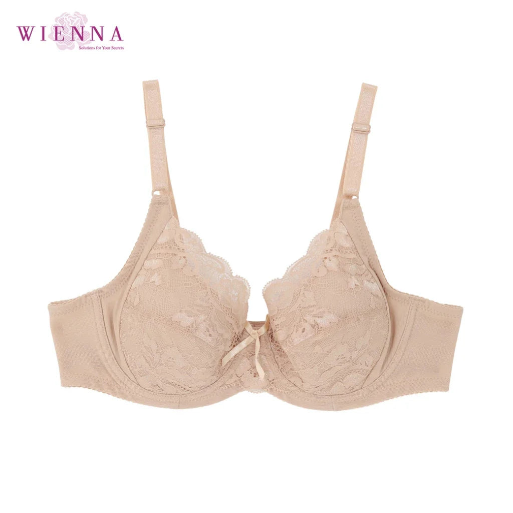 ช้อป2ฟรี2 Beauty 5 Cup (BigSize 85-95) เสื้อชั้นใน Full Cup เสริมโครง เต้าซับบาง (DB43104) ราคาปกติ 1,050.-