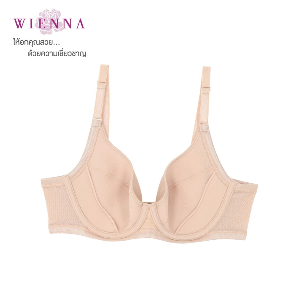 New Collection Bra Limited เสื้อชั้นใน 4/5 Cup เสริมโครง เต้าปั๊มซิมเลส Push Up(DB91403) ราคาปกติ 790.-