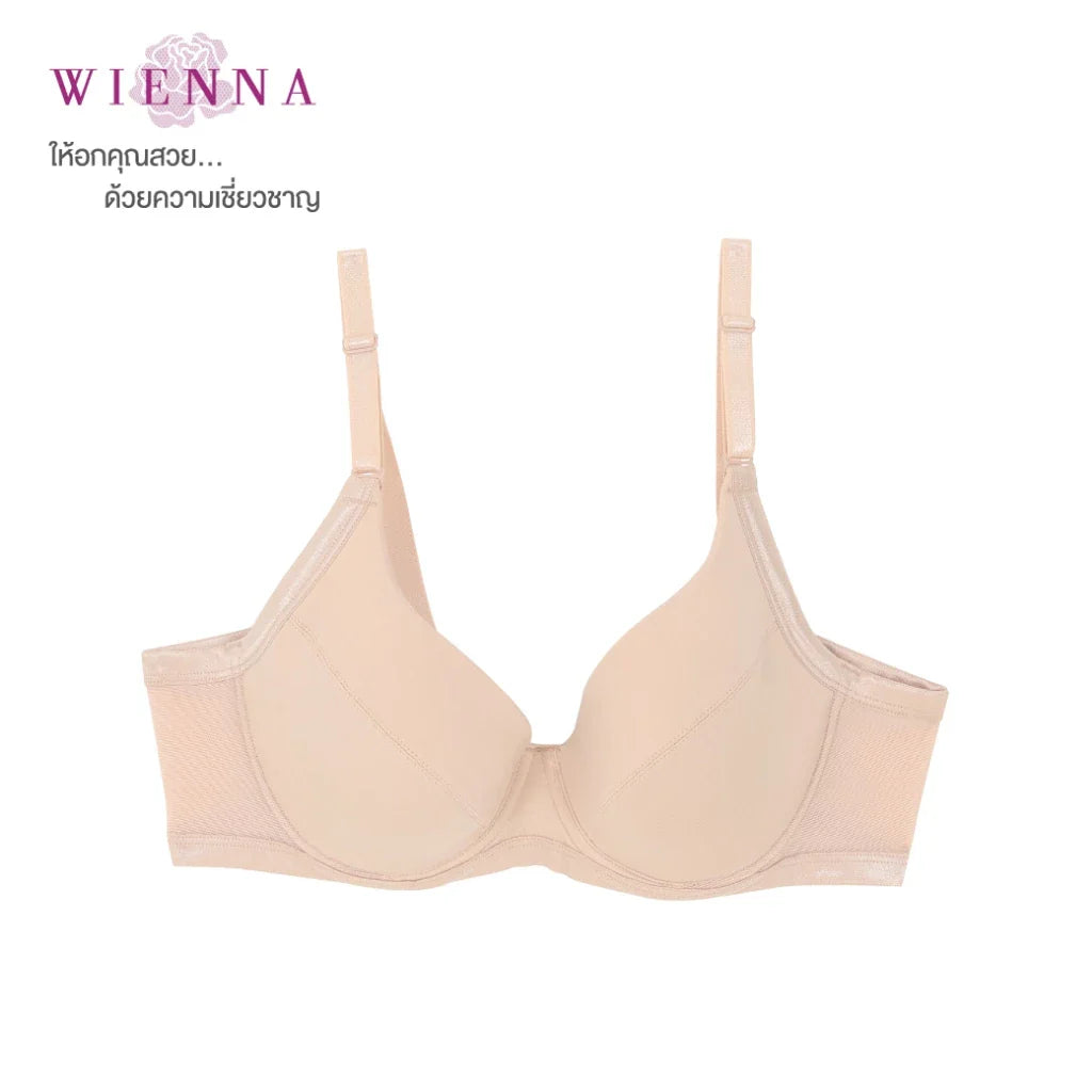 New Collection Bra Limited เสื้อชั้นใน 4/5 Cup เสริมโครง เต้าปั๊มซิมเลส Push Up(DB91403) ราคาปกติ 790.-