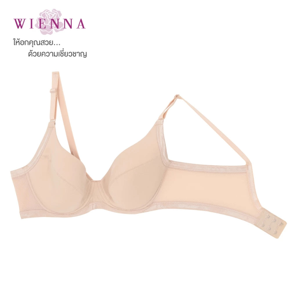 New Collection Bra Limited เสื้อชั้นใน 4/5 Cup เสริมโครง เต้าปั๊มซิมเลส Push Up(DB91403) ราคาปกติ 790.-