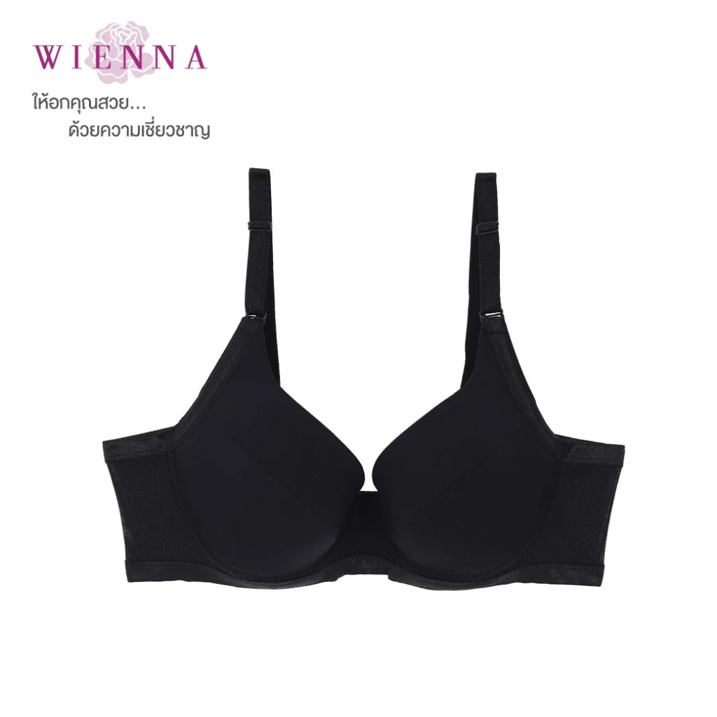 New Collection Bra Limited เสื้อชั้นใน 4/5 Cup เสริมโครง เต้าปั๊มซิมเลส Push Up(DB91403) ราคาปกติ 790.-
